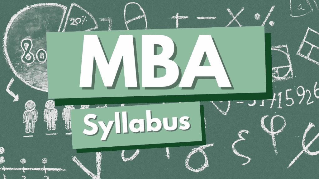 mba syllabus in usa